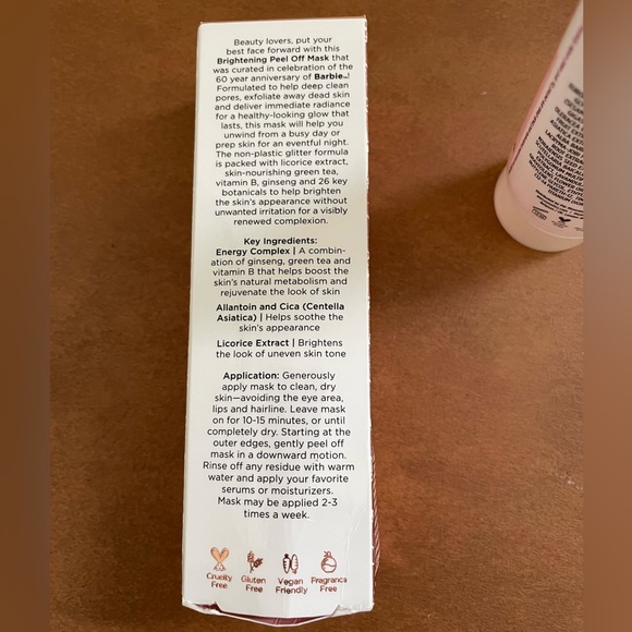 Pür x Barbie Glitterally Pink brightening complexion peel mask NWT 🎉Host Pick🎉 - Picture 4 of 5